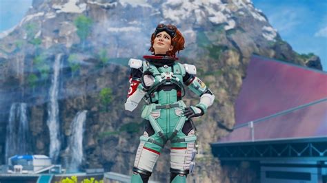 Apex Legends New Character Horizon Stood On The New Map Olympus