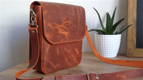 How To Make Leather Messenger Bag Pdf Pattern Only In My Etsy Shop