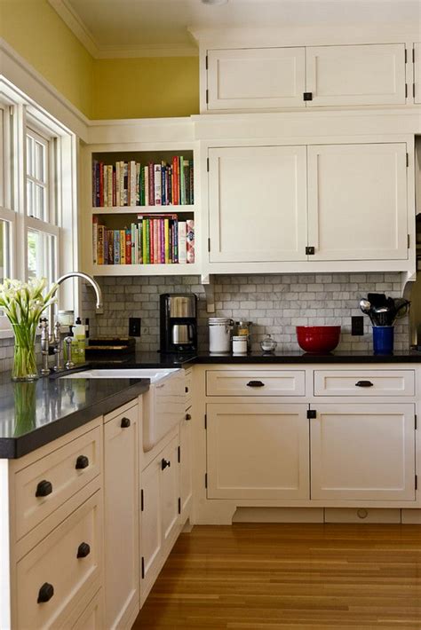 Craftsman Kitchen White Craftsman Kitchen With Its Emphasis On