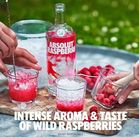 Absolute Raspberri Vodka Ml Food Drinks Beverages On