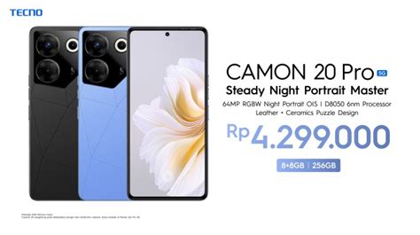 Tecno Camon 20 Pro 5G Tawarkan Fitur Fotografi Berkelas Dengan Rp 4 Jutaan