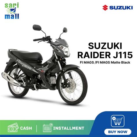 Suzuki J115fi Mags Matte Black