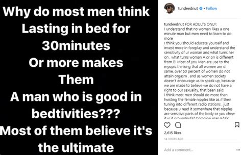 Tonto Dikeh Speaks On Premature Ejaculation Shades Half Minute Men