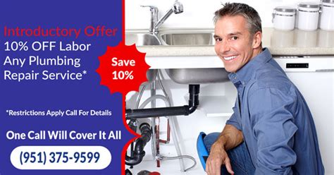 IE Plumbing Service Coupons - Menifee Plumber (951) 375-9599