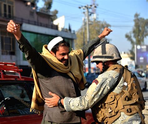 Afghanistan Nangarhar Security Checkpoint