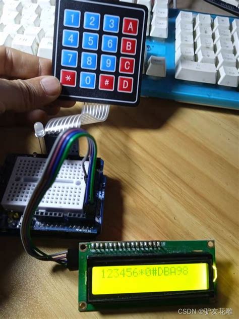 【雕爷学编程】arduino动手做（90） 4x4矩阵薄膜键盘模块4 Csdn博客