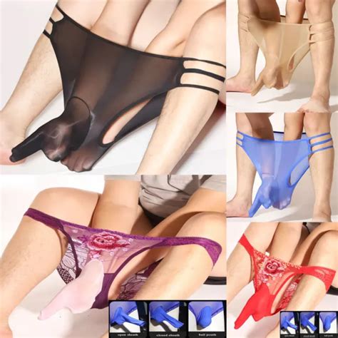 Hommes Sexy Jockstrap G String Gaine De P Nis Bikini Slips Tongs Coupe Haute Eur