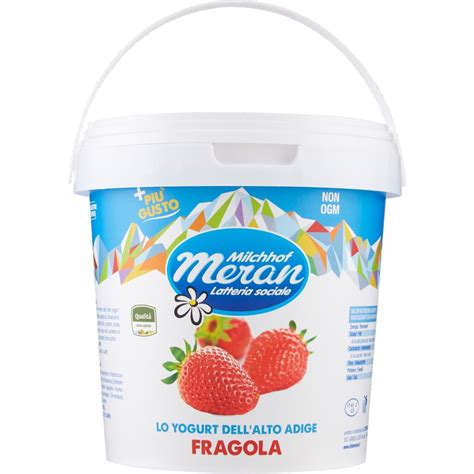 Yogurt Intero Alla Fragola LATTERIA MERANO 1000 G Coop Shop