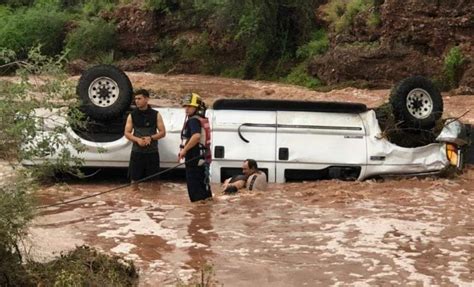 Lluvias Intensas En Sonora Provocan Inundaciones Y El Colapso De Las Carreteras