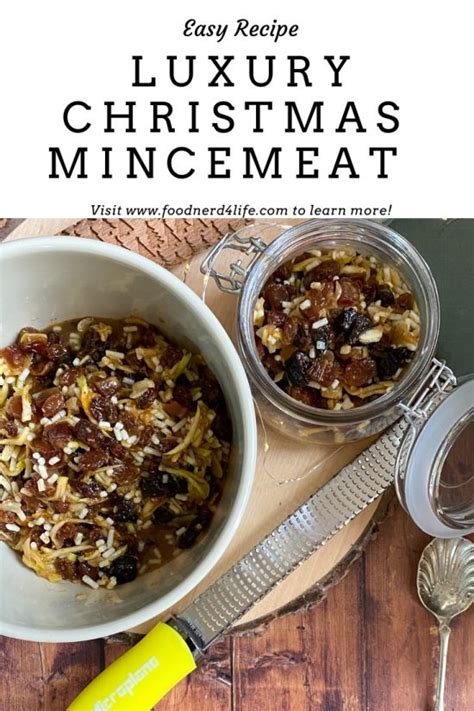 Luxury Christmas Mincemeat Recipe - foodnerd4life