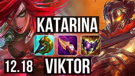 KATARINA Vs VIKTOR MID Rank 3 Kata 14 2 8 900 Games Legendary