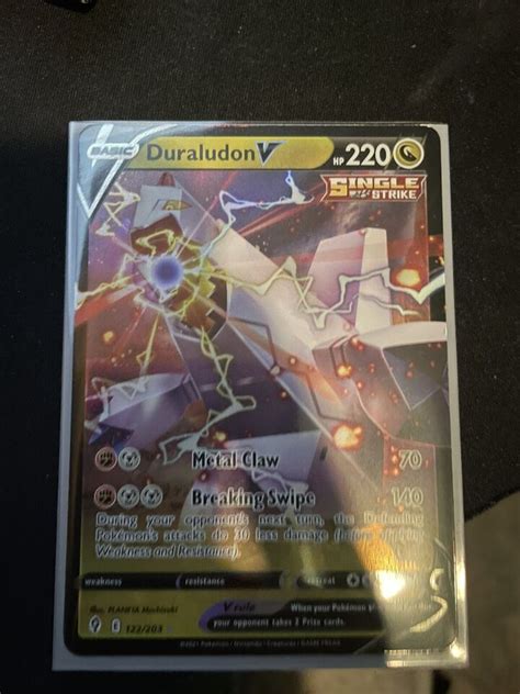 Pok Mon Tcg Duraludon V Evolving Skies Holo Ultra Rare Ebay