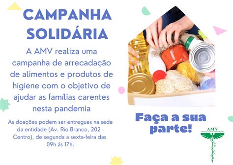 Associação Médica De Varginha Promove Campanha Para Doação De Alimentos