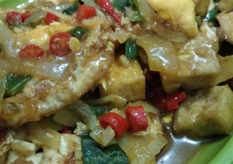 Resep Tahu Telur Ceplok Oleh Peni Kuswanti Cookpad