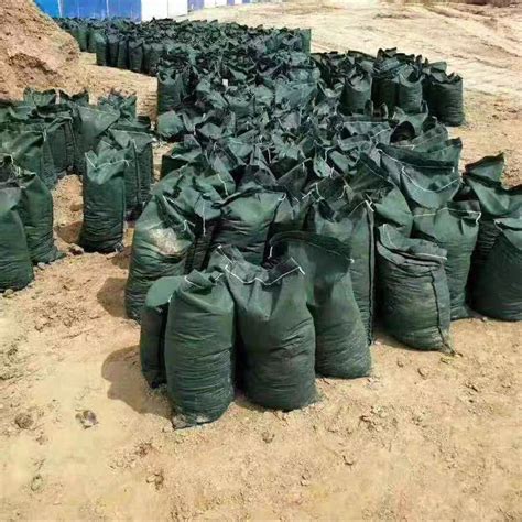 Green Geotextile Bags Geotextile Tubes Can Hold Sand Soil For Use In