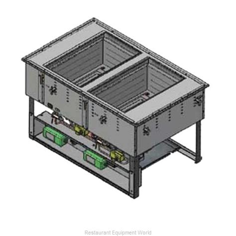 Vollrath 3667202DA Hot Cold Food Well Unit Drop In Electric Hot And Cold Drop In Wells