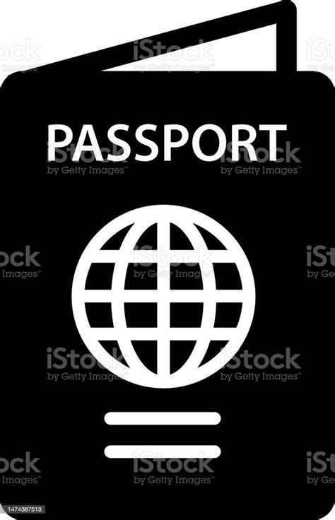 International Passport Icon Vector Illustration Stock Illustration Download Image Now