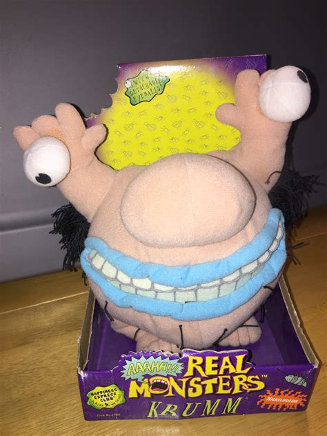 Aaaaahhhh Nickelodeon Aaahh Real Monsters Krumm Plush Doll New