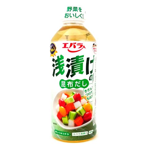 エバラ 浅漬けの素 昆布だし 500ml ネットスーパー｜トキハオンラインショップ