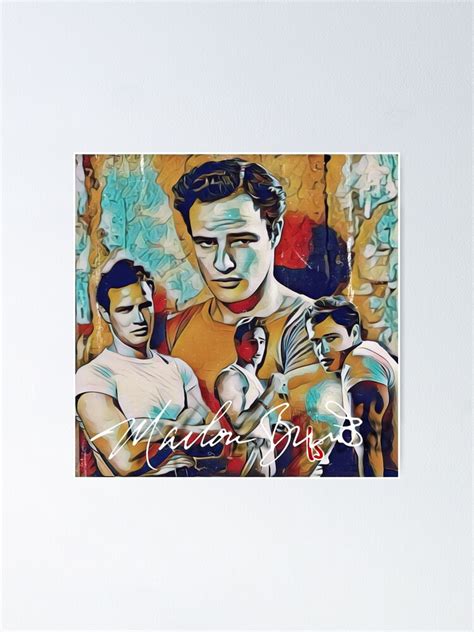 "Marlon Brando" Poster for Sale by V2711S | Redbubble