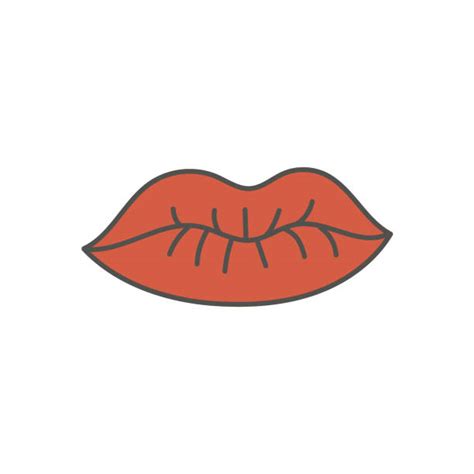 Drawing Of A Pursed Lips Illustrations, Royalty-Free Vector Graphics ...