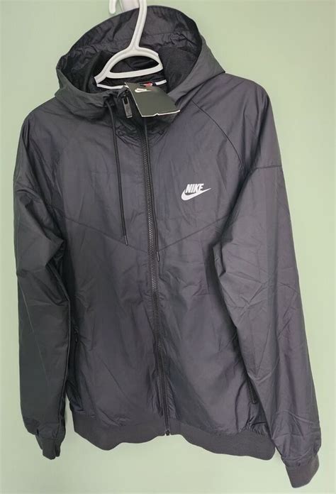 New Nike Windrunner Black Men S Jacket Sz Medium Ebay