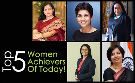 Top 5 Women Achievers Of Today Feministaa