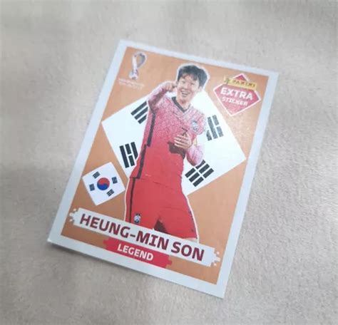 Figurita Mundial Qatar Extra Sticker Heung Min Son Original En Venta En