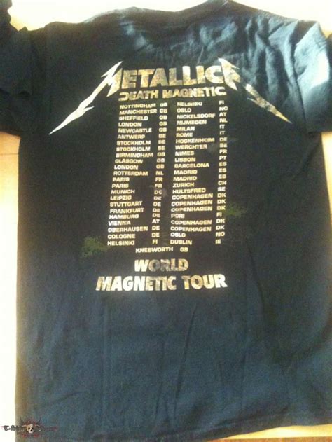 Metallica - Death Magnetic Tour shirt 2009 | TShirtSlayer TShirt and ...