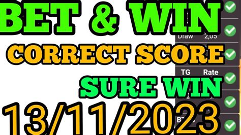 Today Correct Score Predictions Football Predictions Today