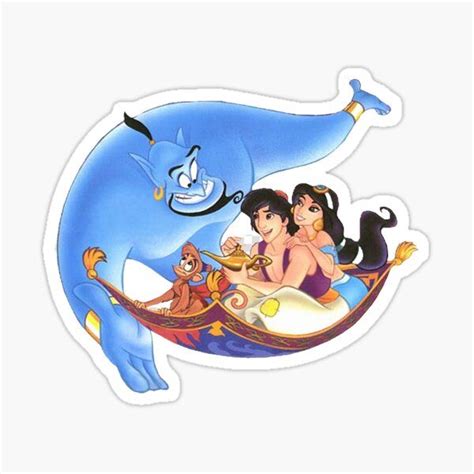aladdin sticker  sale  dinyacom genie lamp sticker design