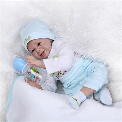 Poup E Reborn Loli Cm En Silicone Pour Enfants Marque Npkdoll