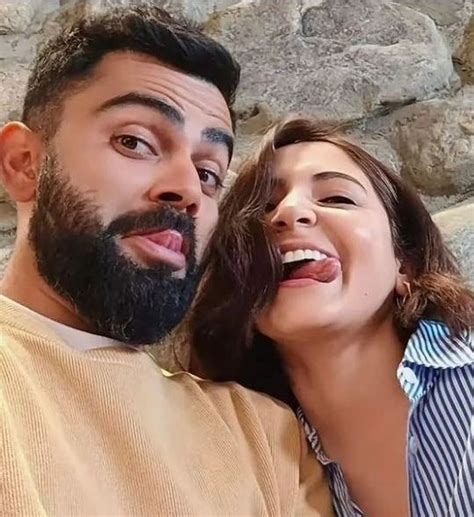 Virat Kohli Anushka Sharma Tongue Licking Romance Virat Kohli Anushka