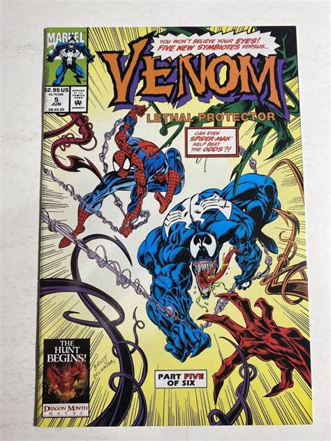 Venom Lethal Protector 5 Marvel 1st Phage Agony Riot Lasher Vfnm