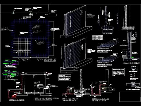 Construction Details Of A Dam In AutoCAD CAD Library