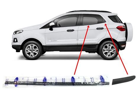 Kit Pestana Externa Moldura Porta Ecosport 2013 A 2020 Traseira