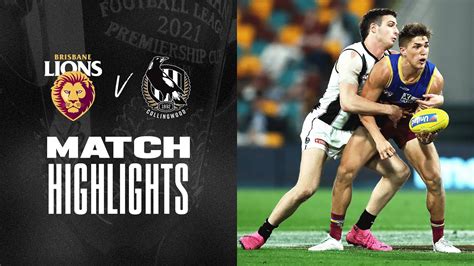 Brisbane Lions V Collingwood Highlights Round Afl Youtube