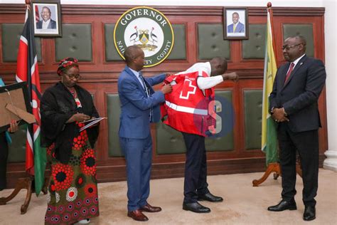 Photos Sakaja Inaugurated As The Red Cross Patron