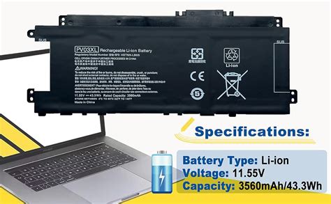 Amazon Pv Xl Pp Xl M Laptop Battery Replacement For Hp