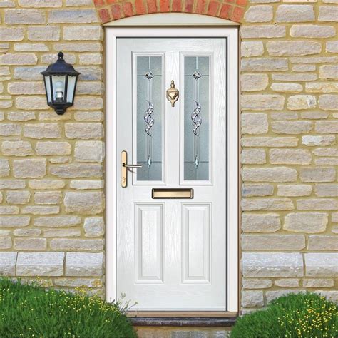 External Virtuoso Clifton Crystalline Composite Door Shown In White