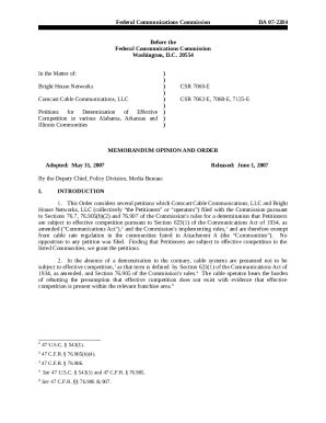 Federal Communications CommissionWashington D C DC Doc Template