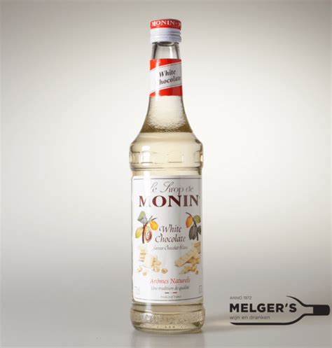 Monin White Chocolat Cl Melgers Wijn En Dranken