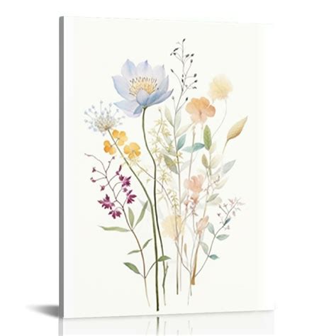 Flower Wall Art Flower Poster Wildflower Wall Art Floral Prints ...