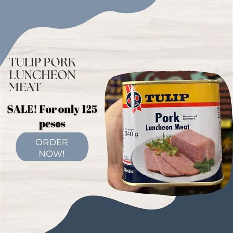 Tulip Pork Luncheon Meat Tulip Jamonilla Product Of Denmark Lazada PH