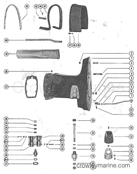 Drive Shaft Housing Assembly Outboard Eh Crowley