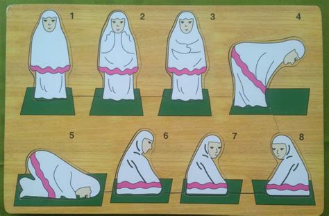 Jual Mainan kayu Puzzle Gerakan Sholat Perempuan - Mainan edukasi kayu ...