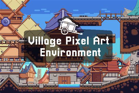 Pixel Art Village