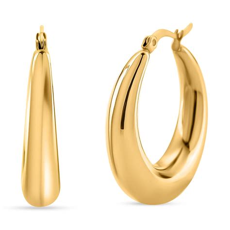 designer inspired hoop earring  clasp  tjc