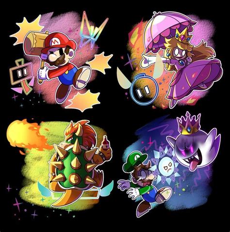 Super Paper Mario Characters