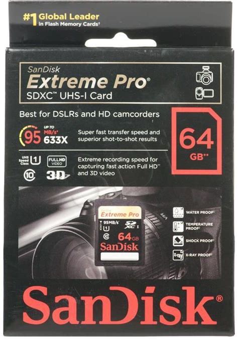 Karta pamięci do aparatu SanDisk Extreme Pro SDXC 64GB UHS I SDSDXPA